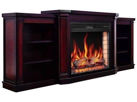 Камінокомплект ArtiFlame Parliament AF28S коньяк з обігрівом і звуком горіння вогню Parliament AF28S C фото