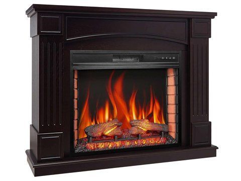 Камінокомплект ArtiFlame Boston AF28S горіх з обігрівом і звуком горіння вогню Boston AF28S WN фото