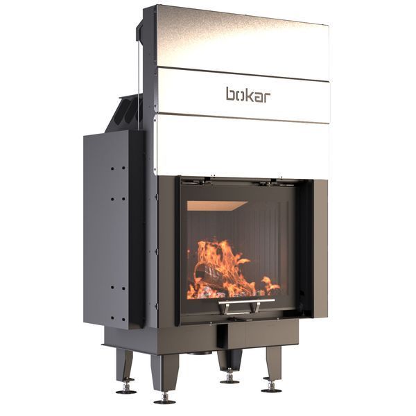 Камінна топка BOKAR 6050G (14,4 kW ) black ceramatex 6050G фото