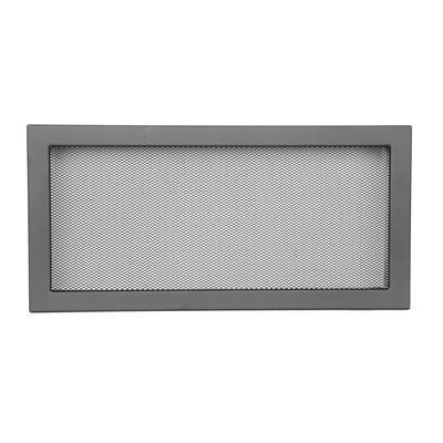 Вентиляційна решітка з сіткою Darco KRVSM, 450х220 мм, чорна KRVSM450x220-ML.CZ фото