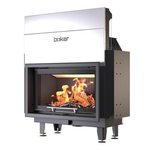 Камінна топка BOKAR 9050G (19,1 kW ) black ceramatex 9050GB фото