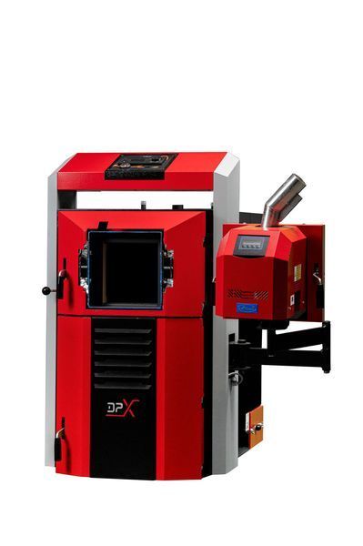 Котел піролізний комбінований ATTACK DPX 50 COMBI PELLET (50 кВт) на дрова та пелети + бункер 500 л + шнек 1430040181 фото