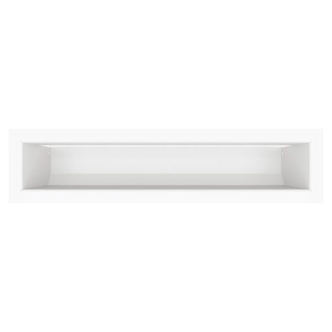 Вентиляційна решітка для каміна SAVEN Loft 90х400 біла LОFT/9/40/W фото
