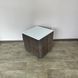 Пуф-трансформер 5в1 Остін-4 зі столиком велюр коричневий/біла аляска 1-3-9005 4060060101037 фото 1