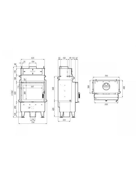 Камінна топка з водяним контуром Defro Home NAVI SM NAVI SM фото