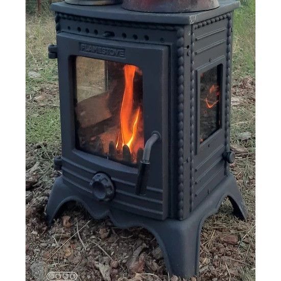 Чавунна піч Flame Stove Minor Lux FS-052 фото