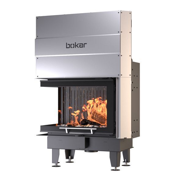 Камінна топка BOKAR 755047 LG (15,2 kW ) black ceramatex 755047 L/R G фото