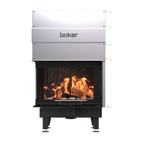Камінна топка BOKAR 755047 LG (15,2 kW ) black ceramatex 755047 L/R G фото