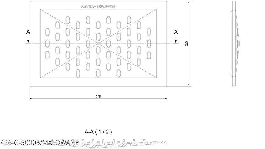 Колосник ANTEK Kratki 426-G-50005/MALOWANE фото