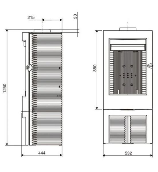 Чавунна піч Invicta ARGOS антрацит  ref. 9151-44 фото