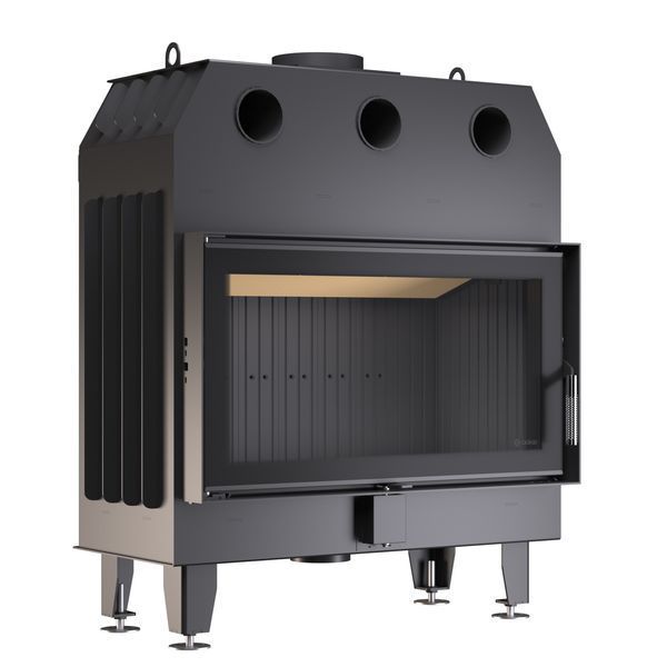 Камінна топка BOKAR 9050 (19,1 kW) black ceramatex 9050-white фото