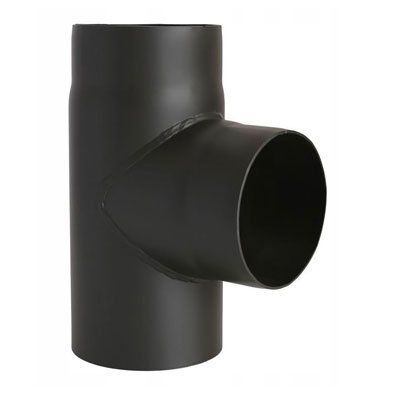 Трійник 90&deg; Darco &Oslash; 150 мм чорна сталь 2 мм TR 150/90-CZ 2 фото