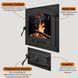 Комплект чавунні дверцята з вогнетривким склом Iron Fire Style 50 485х485 мм + піддувальні 315х165 мм 1477 фото 4