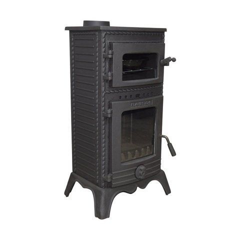 Чавунна піч FLAME STOVE MAJOR з духовкою FS-053 фото