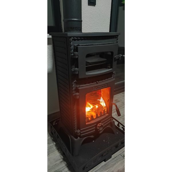 Чавунна піч FLAME STOVE MAJOR з духовкою FS-053 фото
