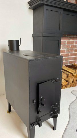 Піч-буржуйка Mzavod BP-60V 4мм з варильною поверхнею 2010310100008 фото