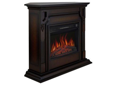 Камінокомплект універсальний 2в1 ArtiFlame Toronto AF23S махагон коричневий антик з обігрівом і звуком горіння вогню Toronto AF23S UNI MBA фото