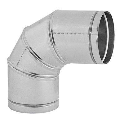 Коліно регульоване 90&deg; Darco KNS &Oslash; 125 мм оцинковане KNS 125/90-OC фото