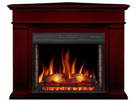 Камінокомплект кутовий ArtiFlame Andante Corner AF28S коньяк з обігрівом і звуком горіння вогню Andante Corner AF28S C фото