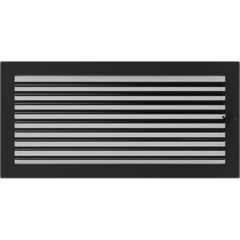 Решітка чорна з жалюзями 22x45 a0eefb59ba7f фото