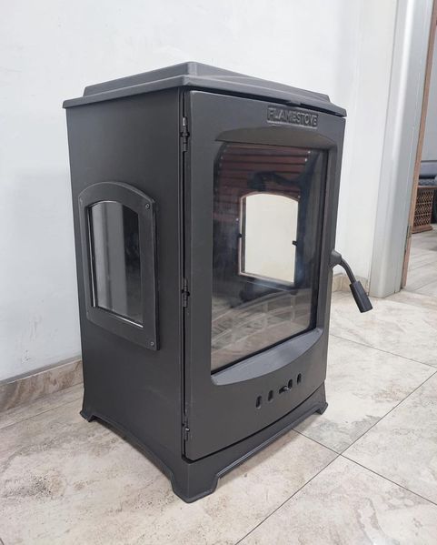 Чавунна піч FLAME STOVE LODI LUX з боковою дверкою FS-202YK фото