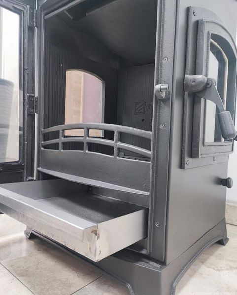 Чавунна піч FLAME STOVE LODI LUX з боковою дверкою FS-202YK фото