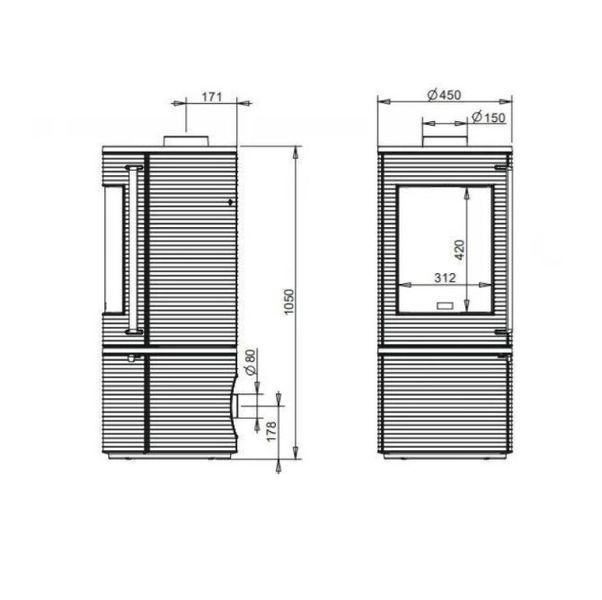Чавунна піч Invicta ALTARA 6103-44 фото