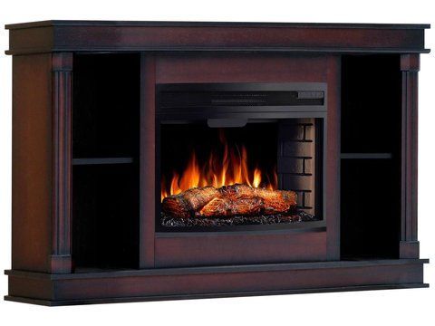 Камінокомплект ArtiFlame Brittany AF25 коньяк з обігрівом і звуком горіння вогню Brittany AF25 C фото