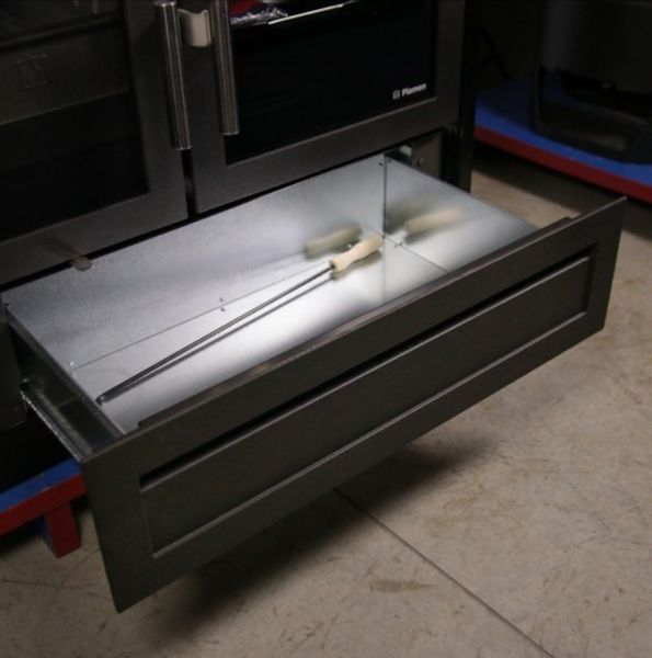 Піч з варильною поверхнею і духовкою Plamen 910 Glas, 9 кВт, біла 910 Glas фото