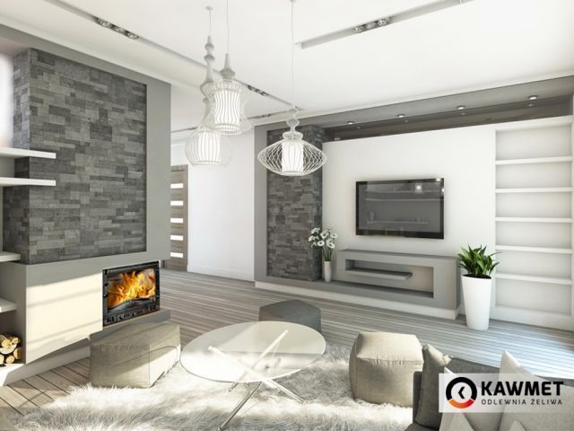 Камінна топка KAWMET W3 праве бокове скло (16.7 kW) W3PB фото