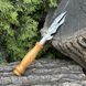 Вилка Mzavod з дерев'яною ручкою для зняття м'яса 280х3мм світла 1991915000805 фото 1
