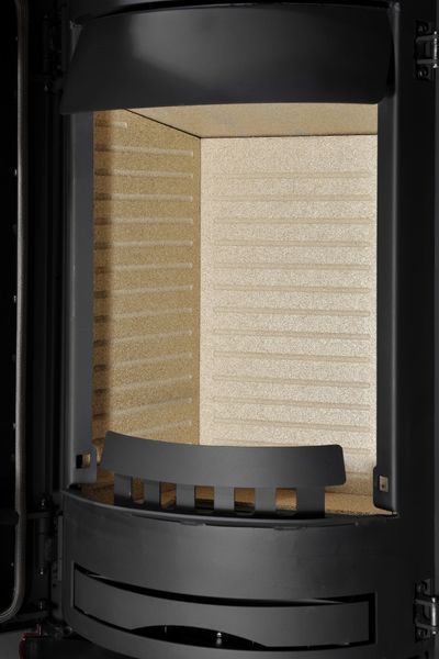 Піч-камін Thorma ATIKA Ceramic PLUS чорний глянцевий F9489321111 фото