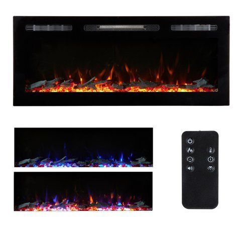 Електричний камін Bonfire Galaxy 42BF(106*45см) зі звуком (2в1 на стіну або у нішу) 42BF фото