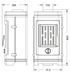 Чавунна піч Invicta REMILLY антрацит ref. 6013-84 фото 3