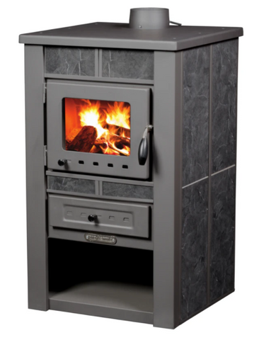 Піч на дровах Pro-Thermo Alpina Ceramic сіра 5265 фото