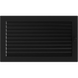 Решітка чорна з жалюзями 22x37 Kratki 22/37CX фото 4